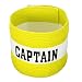 PATIKIL Captains Armband Elastic Arm Band for Soccer Team Adjustable Soccer Rugby Basketball Training Yellow - Image 2