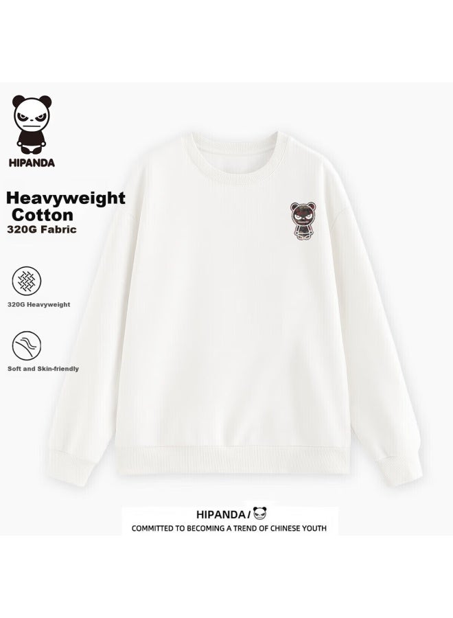 Hipanda Men's Autumn Fashion Camouflage Print Loose Casual Trendy Sweatshirt Jacket White 4XL - Image 1