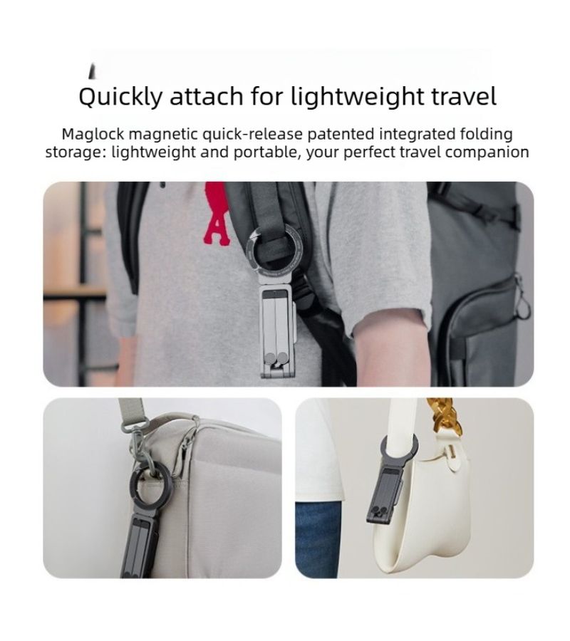 New Creative Outdoor Phone Holder Mounting Buckle Silver For Tripod Stand Photography Assistance Durable ABS Material Gift Box Packaging - Image 5