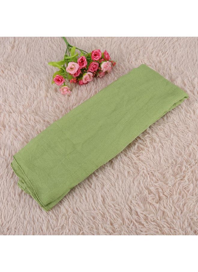 Thoraya Newborn Baby Wraps Swaddle Blanket Infant Boys Girls Photography Photo Prop Green  - Image 2