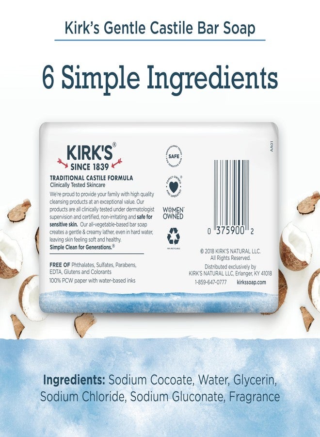 Kirk's Original Coco Castile Soap, Pack of 3 - Image 2