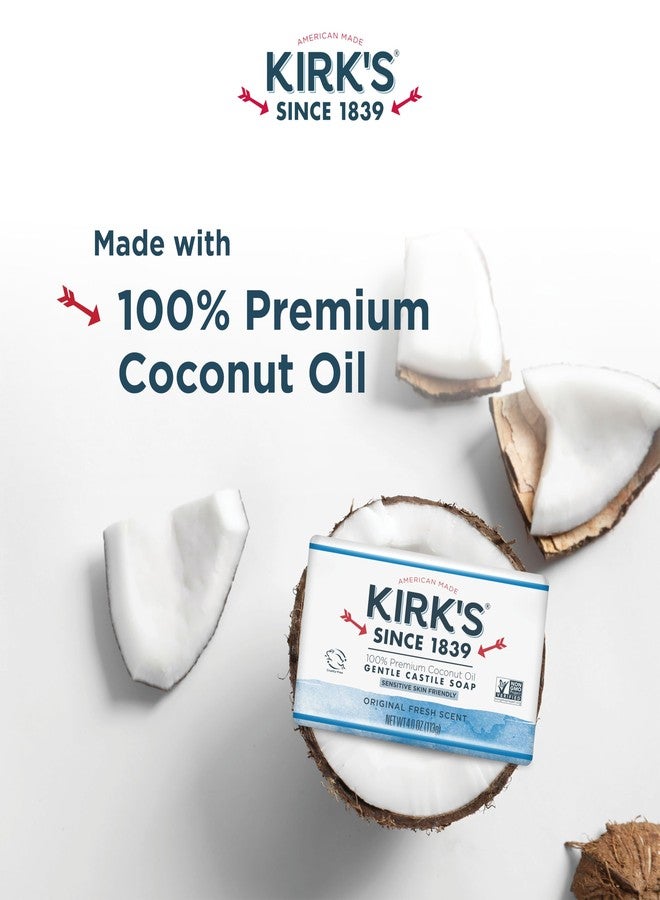 Kirk's Original Coco Castile Soap, Pack of 3 - Image 3