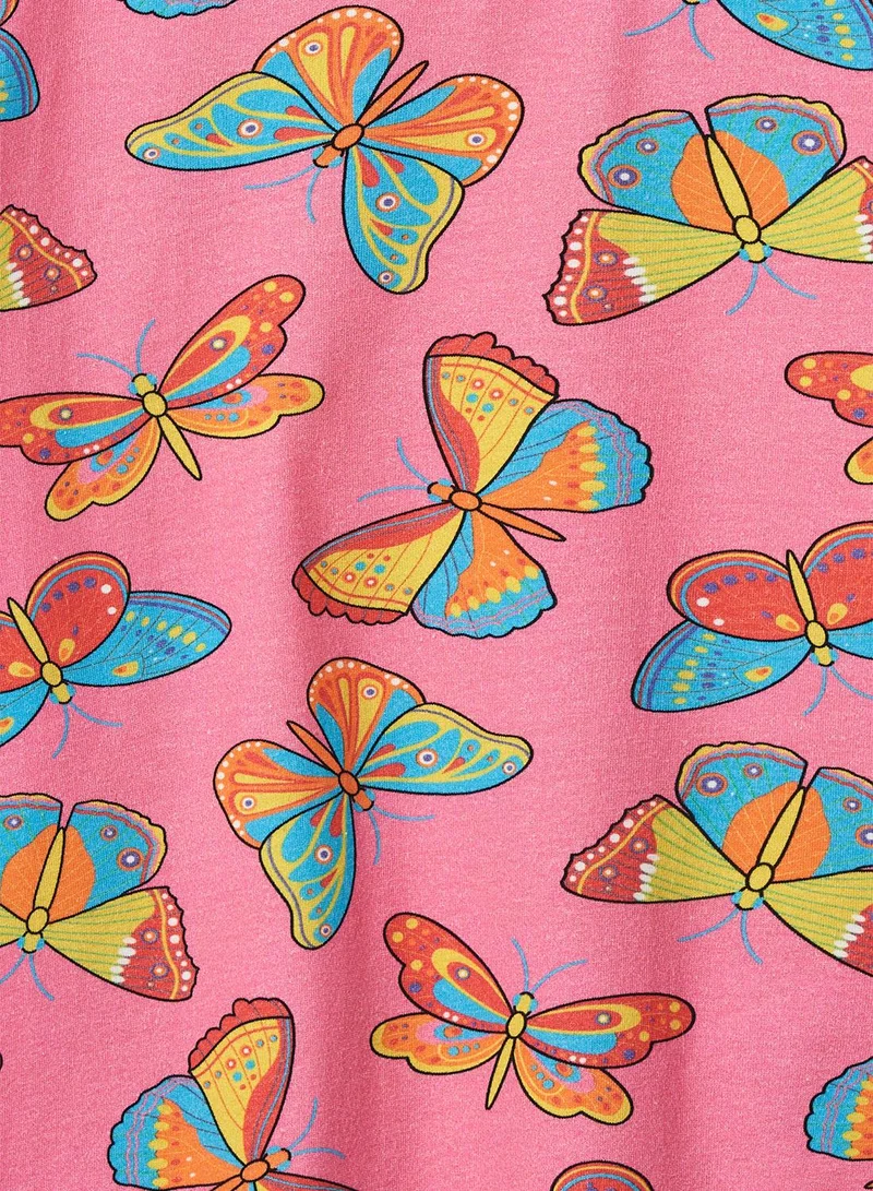 Småfolk Butterfly Print Dress