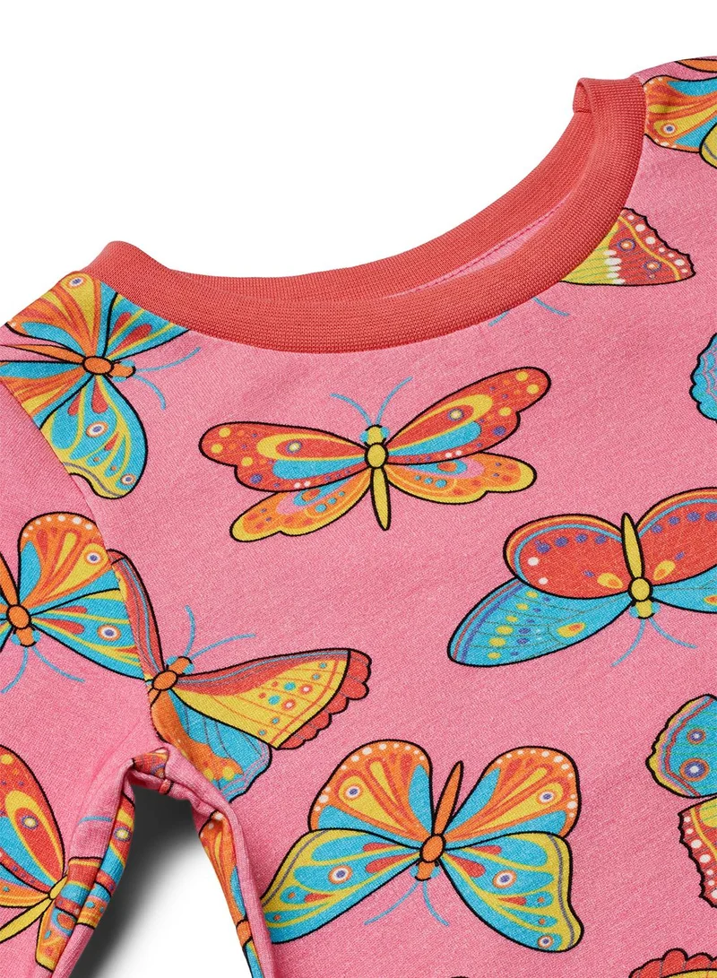 Småfolk Butterfly Print Dress