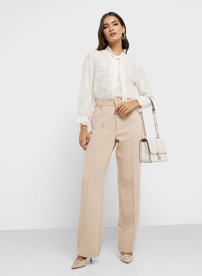 ELLA Top With Neck Tie Up  - Image 4