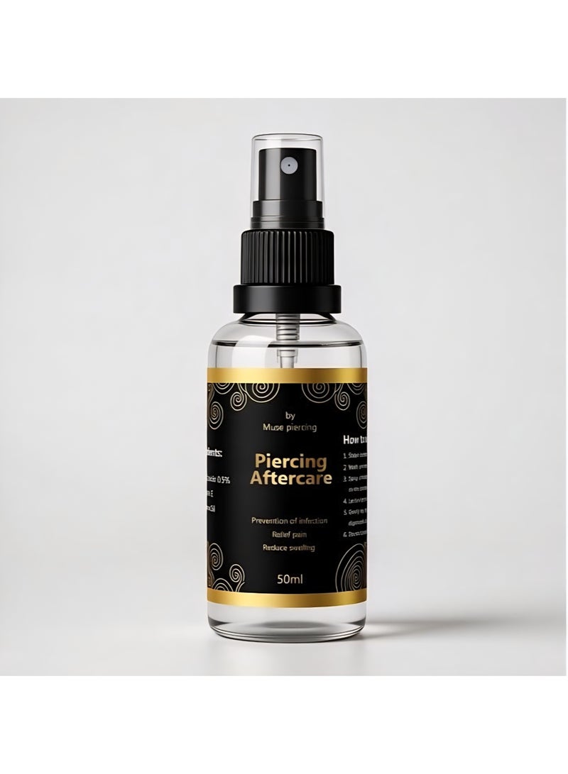 Piercing Aftercare Solution Spray 50 ML by Muse Piercing - Image 1
