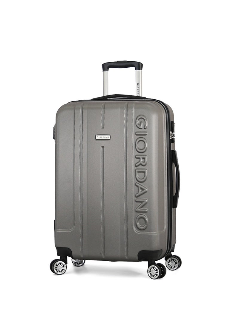 GIORDANO Giordano Hardshell 28-Inch Checked Luggage,Grey  - Image 1