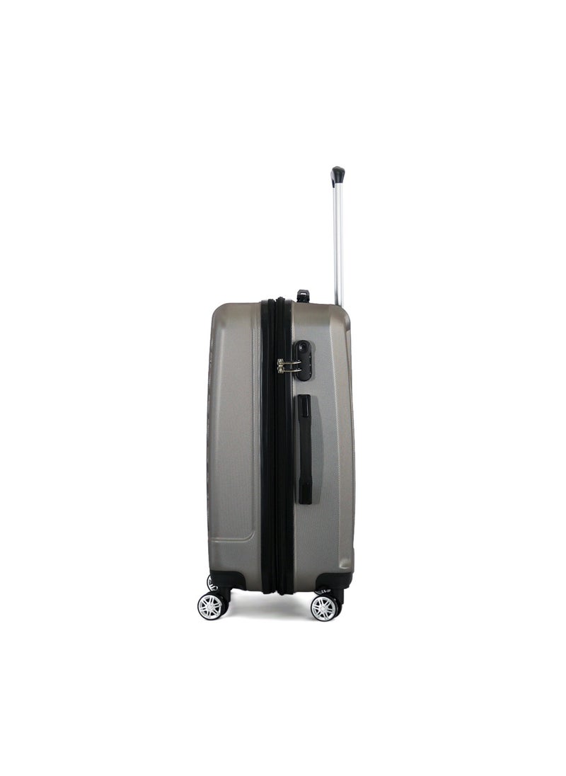 GIORDANO Giordano Hardshell 28-Inch Checked Luggage,Grey  - Image 2
