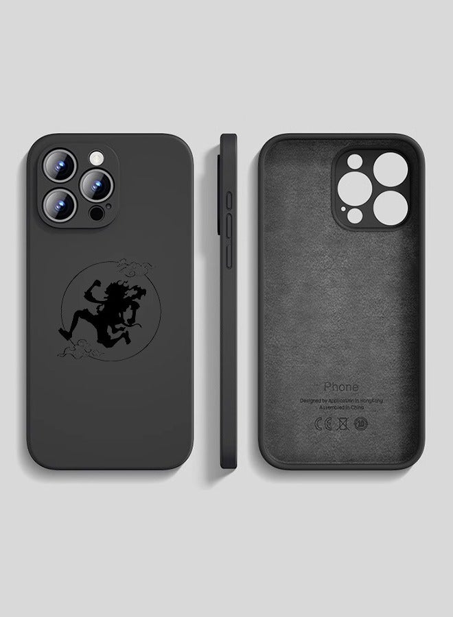 Compatible with iPhone 14 Pro Max Case Liquid Silicone Case Full Body Protective Cover Shockproof Slim Phone Case Anti-Scratch Soft Microfiber Lining - Image 1