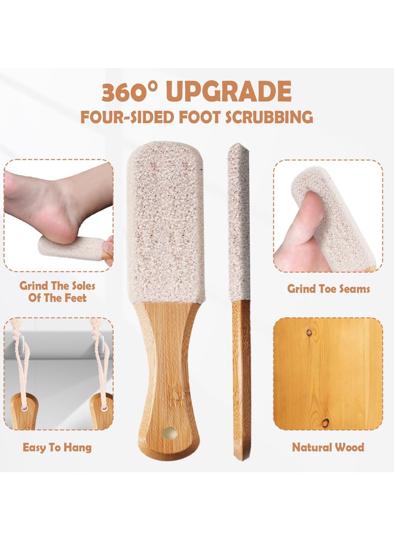 BTFMEI 2 PCS Foot Hard Skin Remover Pedicure, Four Sided Callus Remover and Pedicure Tool for Smooth Feet, Foot File Pedicure Care for Travel Home  - Image 3