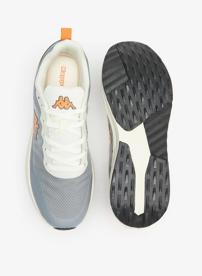 Kappa Men's Colourblock Walking Shoes with Lace-Up Closure