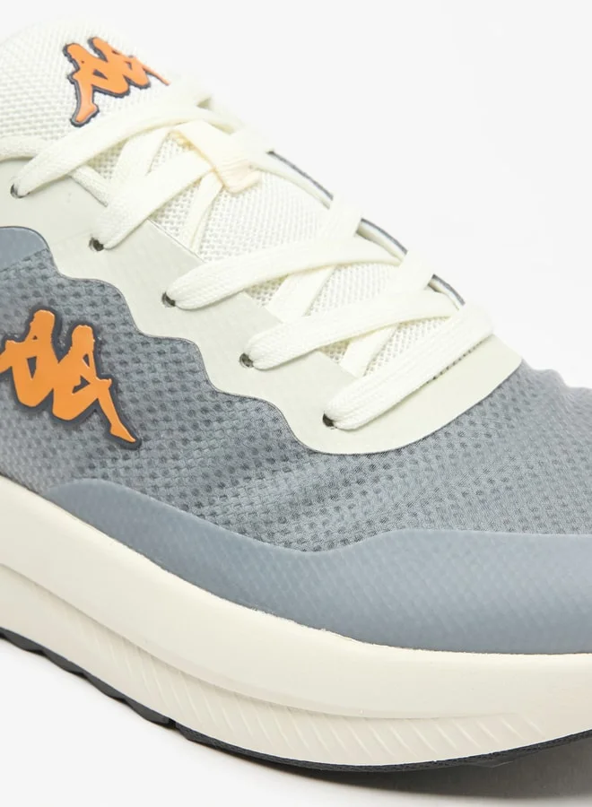 Kappa Men's Colourblock Walking Shoes with Lace-Up Closure