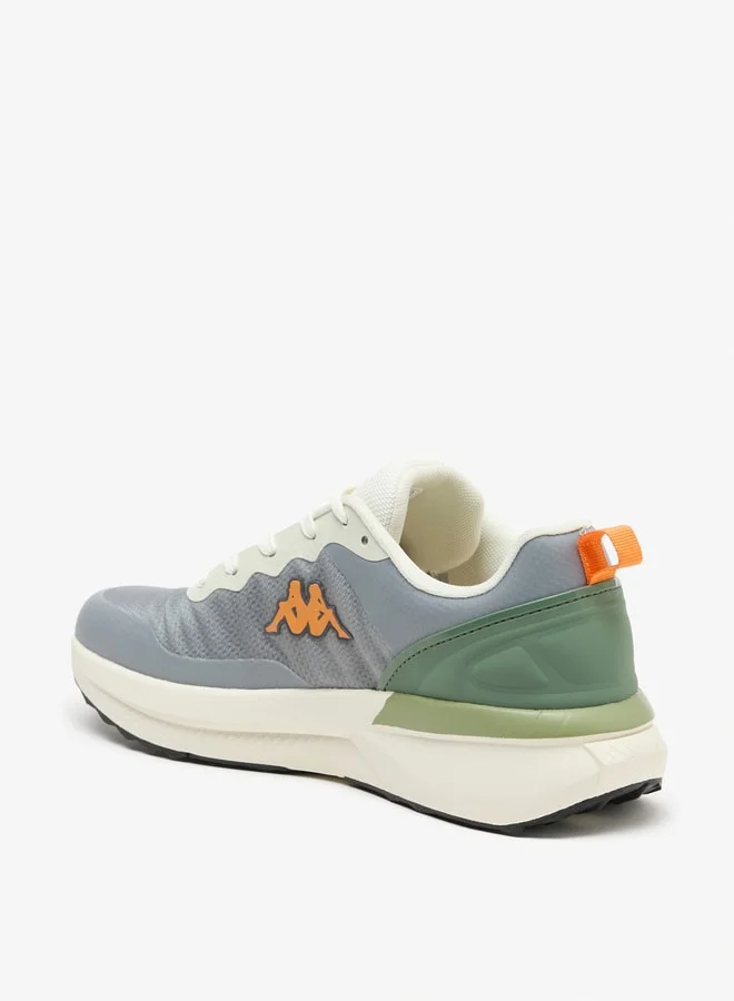 Kappa Men's Colourblock Walking Shoes with Lace-Up Closure