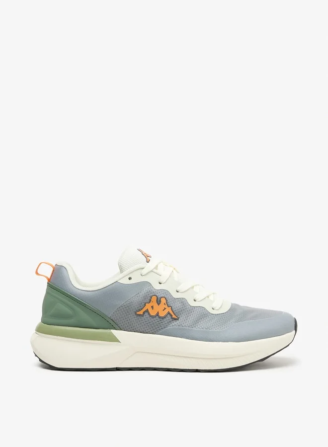 Kappa Men's Colourblock Walking Shoes with Lace-Up Closure