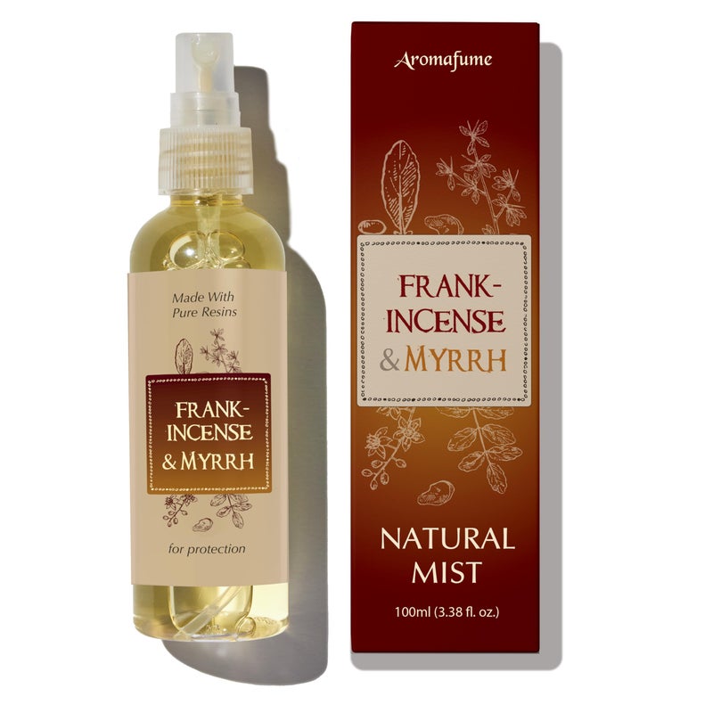 Aromafume Frankincense Myrrha Natural Resin Mist Spray by Aromafume 100 ml 33oz Ideal for deep relaxation spirituality rituals Made with Pure Resin from Somalia Nonalcoholic nontoxic vegan - Image 2