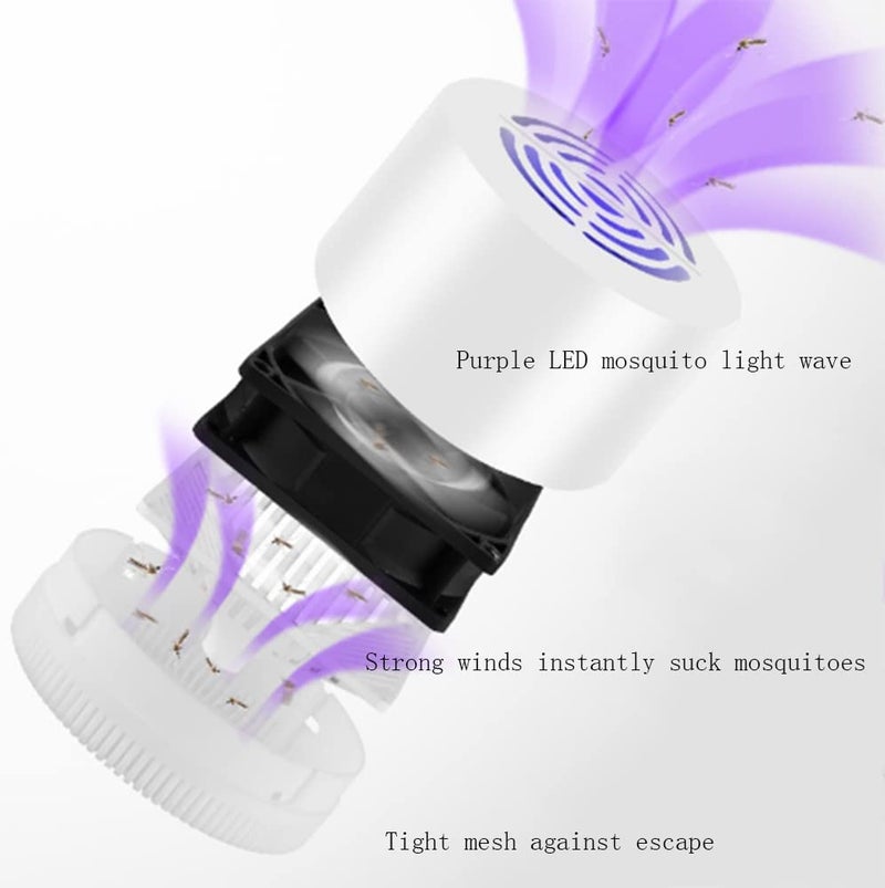 3D Electric Indoor Bug Zapper，Mosquito Zapper& Killer- Gnat Trap Bug Catcher，Mosquito Attractant Trap- Fly Zapper，Removes Flies Gnats Moth and Bugs，Bug Zapper Indoor and Outdoor - Image 5