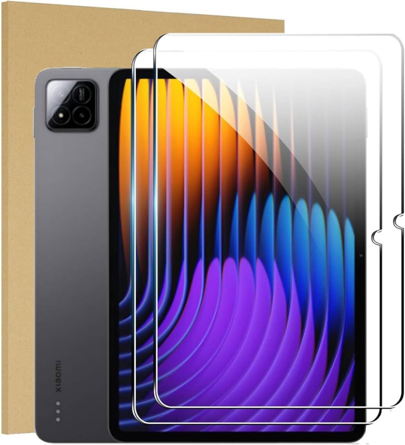 Vurtboly NESLIN 2Pack Screen Protector Compatible with Xiaomi Mi Pad 7/7 Pro 11.2" 2024 Film, 9H Tempered Glass Screen Film Scratch Resistant Bubble Free Screen Protector for Xiaomi Mi Pad 7/7 Pro 2024 - Image 1