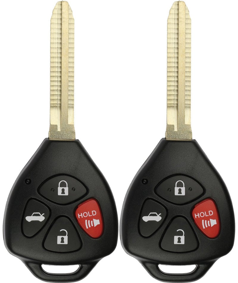 KeylessOption Key Fob Keyless Entry Remote Control Replacement for Toyota Camry HYQ12BBY (Pack of 2) - Image 1