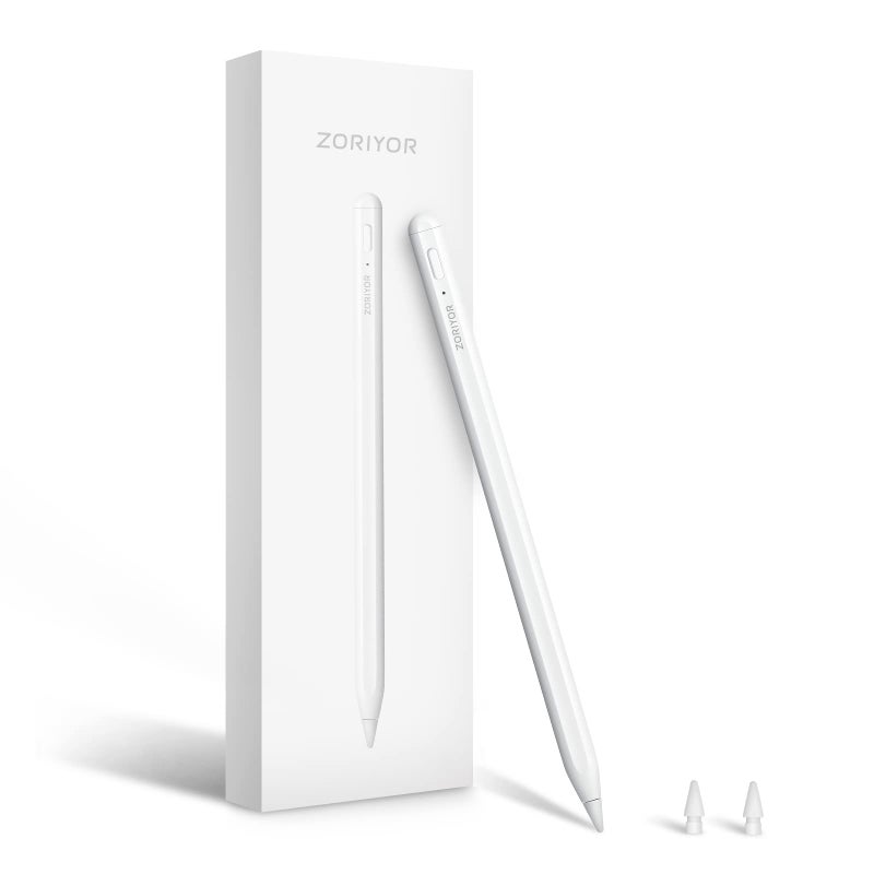 S1 Stylus Pen for Apple iPad,With Tilt Sensitivity&Palm Rejection&Magnetic,Compatible iPad Pro 11/12.9(3rd/4th/5th)/Air 3-4-5/Mini 5-6/iPad 6/7/8/9th Generation,Writing/Drawing ipad Pencil