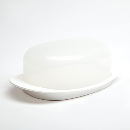 Gluman Polypropylene Big Bread Box With Butter Dish Container | Bread Box And Butter Dish Combo | 100% Food Grade | Dishwasher Safe | Freezer Safe | Recyclable | Reusable (White) - Image 5