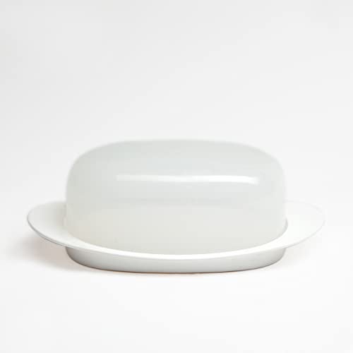Gluman Polypropylene Big Bread Box With Butter Dish Container | Bread Box And Butter Dish Combo | 100% Food Grade | Dishwasher Safe | Freezer Safe | Recyclable | Reusable (White) - Image 3