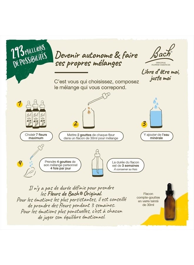 Bach Original Flower Remedies, Oak for Endurance and Strength, Natural Homeopathic Flower Essence, Holistic Wellness, Vegan, 20mL Dropper - Image 3