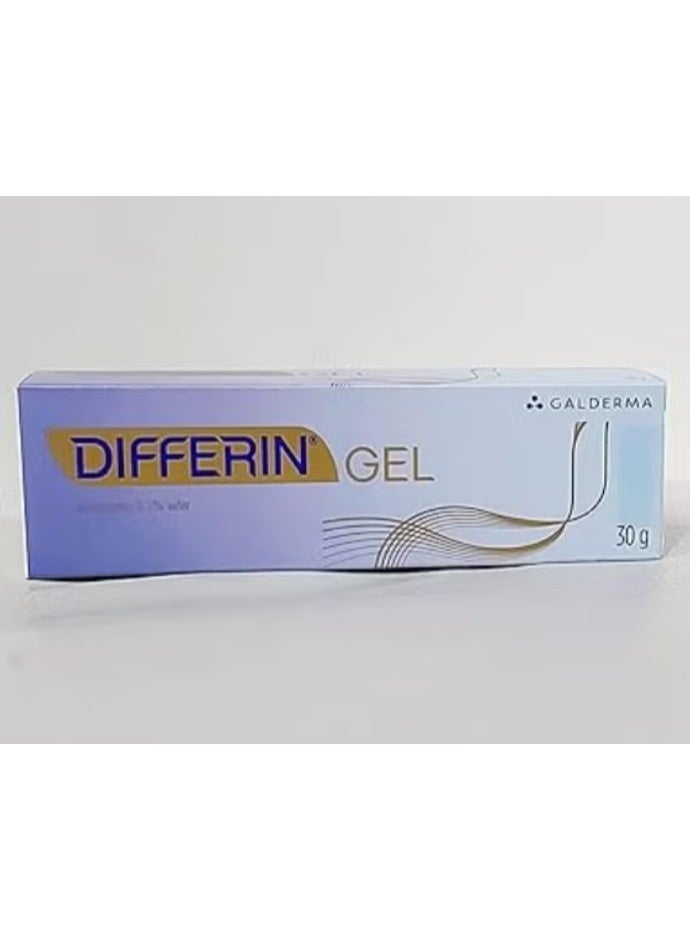 differin Gel 0.1% w/w Adapalene | Acne-Prone Skin Care Gel | Helps Improve Skin Texture & Clarity | 30g - Image 1