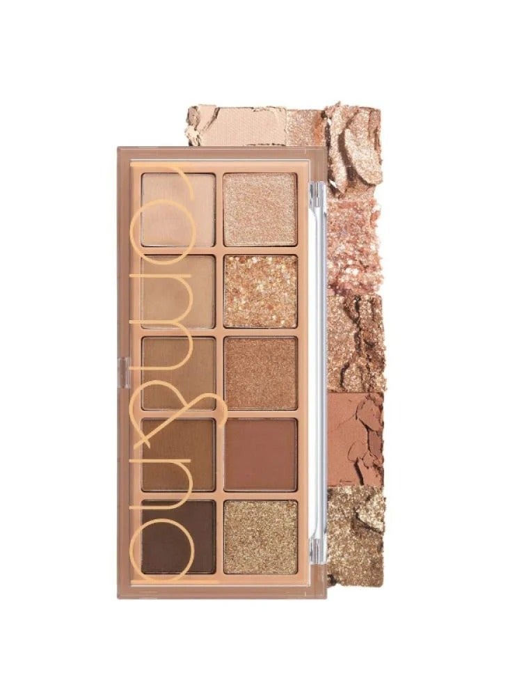rom&nd The Secret Garden 10-Color Eyeshadow Palette 02 Mahogany Garden - Image 1