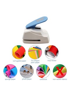 KASTWAVE Craft Punch 1-3/4'' Butterfly Punch Butterfly Shapes Craft Paper Cutter Puncher for Crafting on Card Stock, Plain Paper, Corrugated Paper, Sponge Paper, Photo Paper, Vinyl Sticker (Color Random)  - Image 4