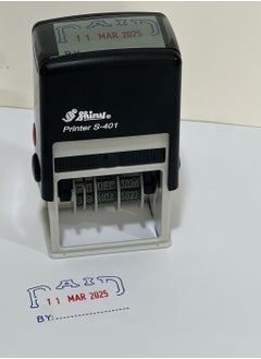 Shiny Paid stamp for office, Self inking stamp with Date  - Image 2