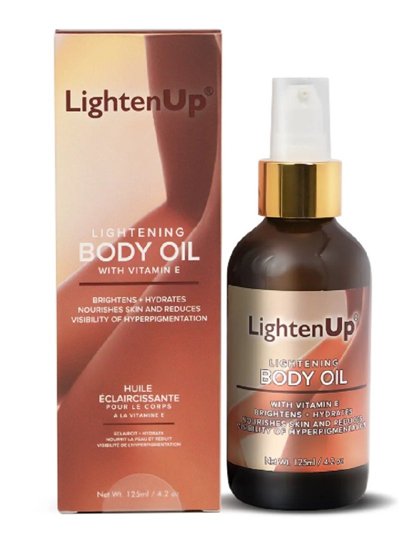 LIGHTENUP - LightenUp Plus Lightening Body Oil With Vitamin E 125ml - Image 1