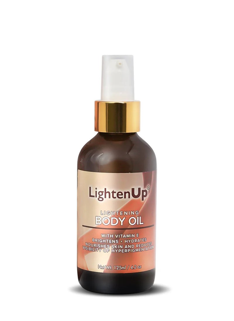 LIGHTENUP - LightenUp Plus Lightening Body Oil With Vitamin E 125ml - Image 1