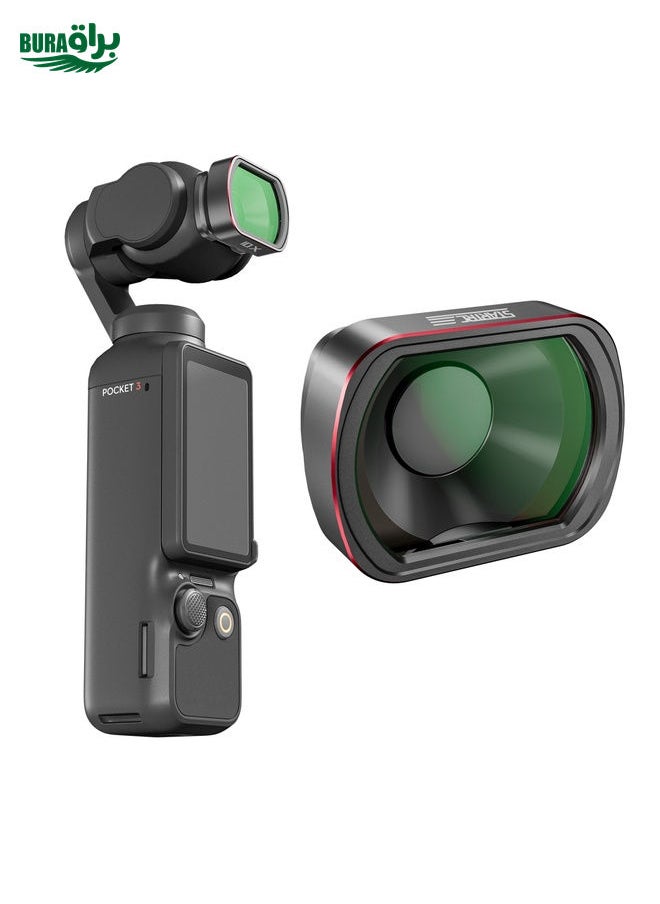 BURAQ - For DJI OSMO Pocket 3 STARTRC 10X Macro Lens Filter (Black) - Image 1