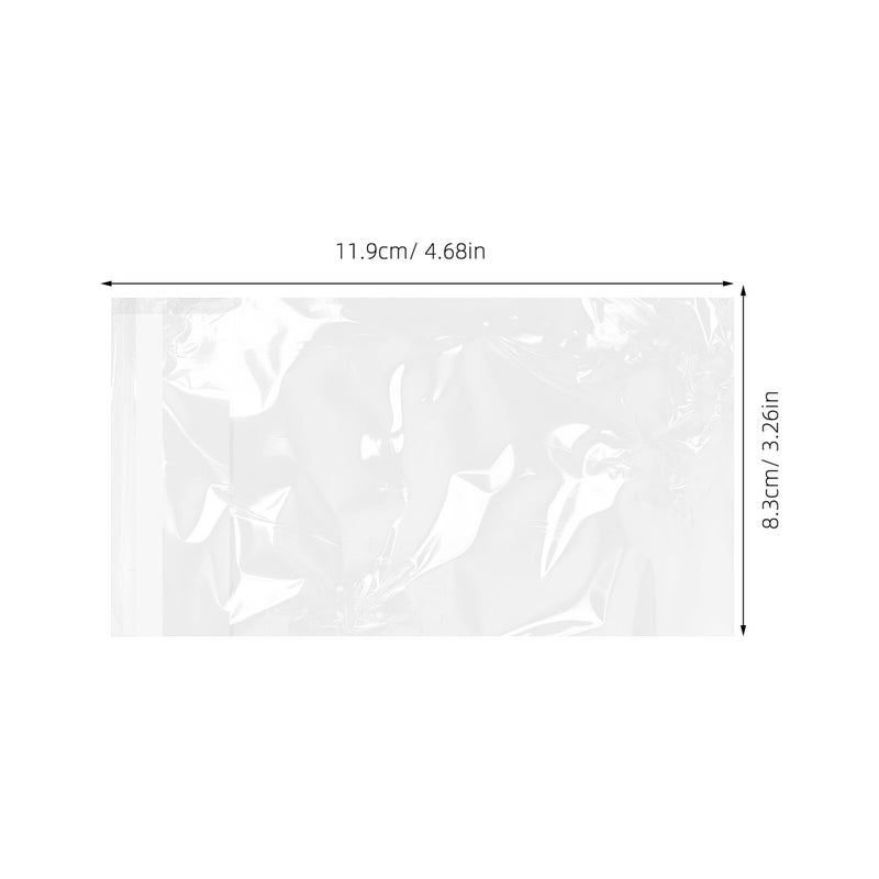 200pcs 3 Inch Self Adhesive Plastic Card Bags Sealable Protective Sleeves For Business Cards Photos Storage Organizer - Image 3