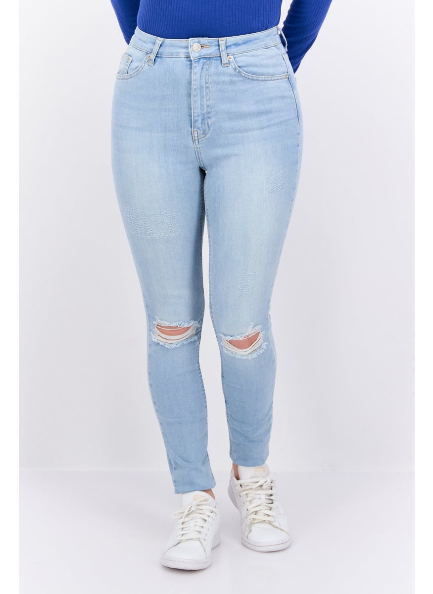 Women Skinny Fit Ripped No Stretch Jeans, Light Blue - pzsku/Z9B35D2D1B9D23C17B938Z/45/_/1737642082/bcb9ec8d-4dc5-46e3-8fbd-92d985b17f6d