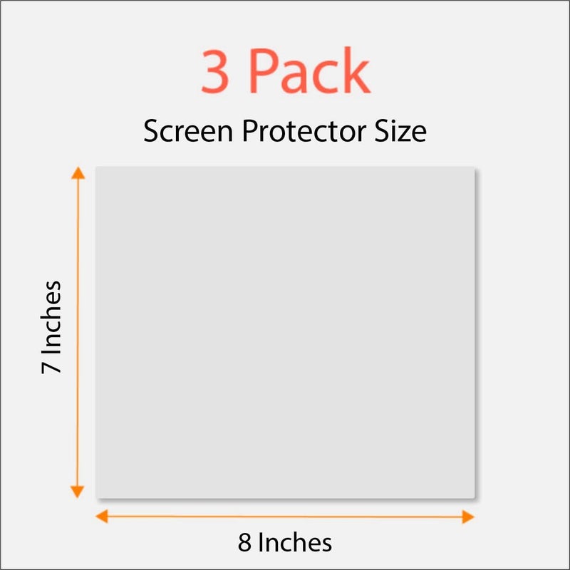 EZ-Pro Screen Protector EZ-Pro Universal Trimmable Screen Protector for Mini Navigation (3-Pack) - Anti-Glare & Anti-Fingerprint, 8 x 7 inches - Image 3