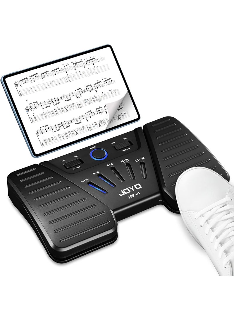 جويو دواسة تحويل صفحات الموسيقى اللاسلكية - بلوتوث لموسيقى iPad وAndroid وiOS والهواتف وأجهزة الكيبورد (JSP-01) - Image 1