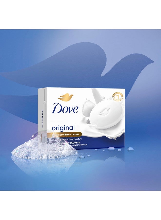 دوف صابونة الجمال الأصلية، 4 قطع لبشرة ناعمة وملساء، مع كريم مرطب 1/4 أونصة - Image 2