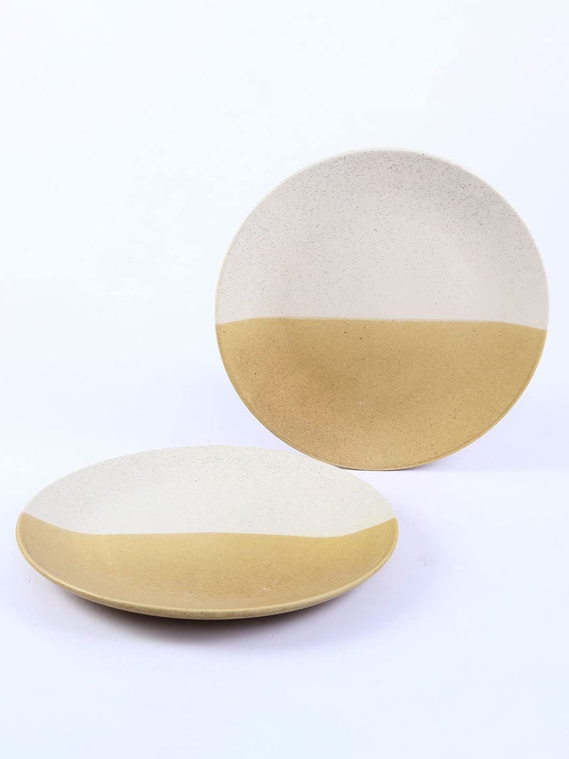 Wonderchef Teramo Yellow Dinner Plate Set of 2 - Image 1