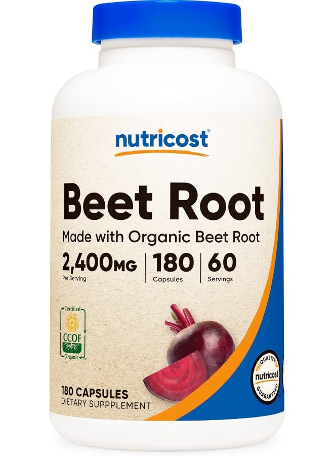 جذر البنجر العضوي 2400 ملجم 180 كبسولة - Image 2