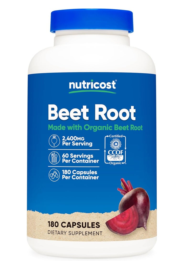 جذر البنجر العضوي 2400 ملجم 180 كبسولة - Image 1