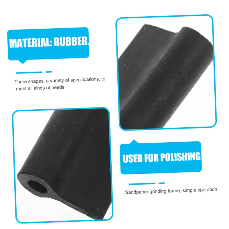 Flexible Rubber Sanding Mat Holder Set For Curved Surfaces Woodworking Polishing Tools - Image 4