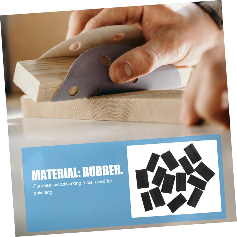 Flexible Rubber Sanding Mat Holder Set For Curved Surfaces Woodworking Polishing Tools - Image 5