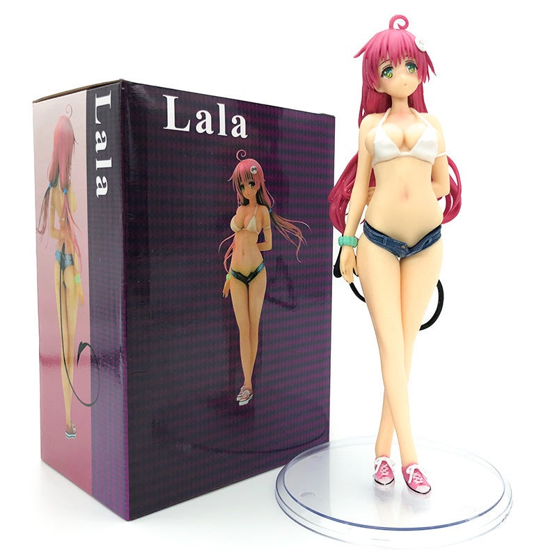 Tolove out of the bag female Lala Lala beautiful girls swimsuit model chassis ornaments toys animation hand wholesale(Lala -22CM) - Image 4