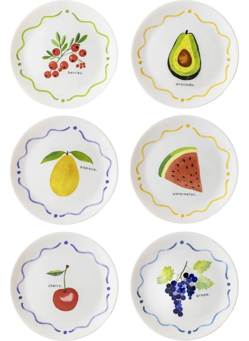 The Mia Furutta Cake Plate Set of 6 19 cm