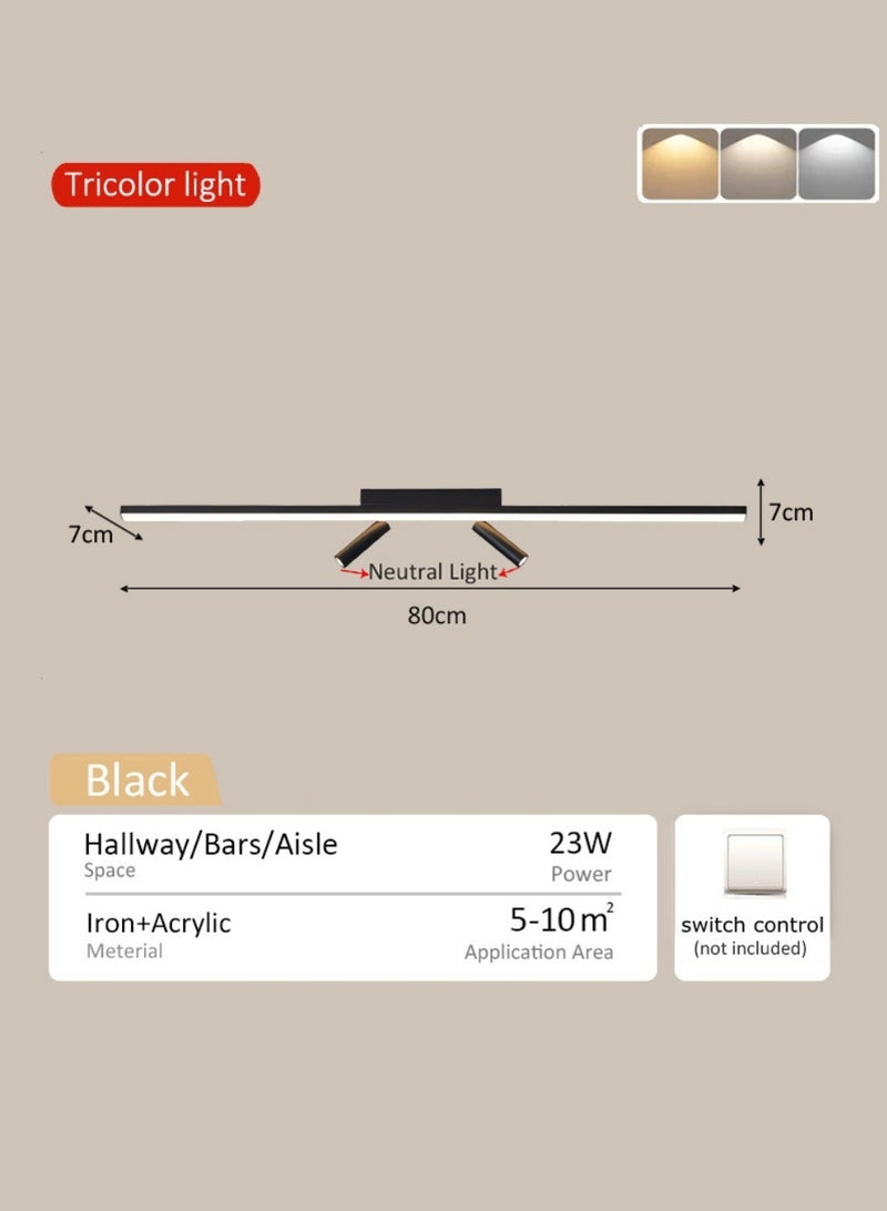 Trending Lights Modern and simple Adjustable Three-Color Temperature ceiling lights decoration lights  led lights Suitable for  living room, bedroom, corridor, cloakroom - Image 5