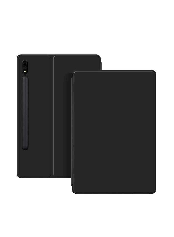 Samsung Tab S10+/S9FE plus/S9 Plus 12.4 inch/X810 Ultra-thin Smart Magnetic Protective Case with Pen Slot Leather Case Sleep Wake - Image 4
