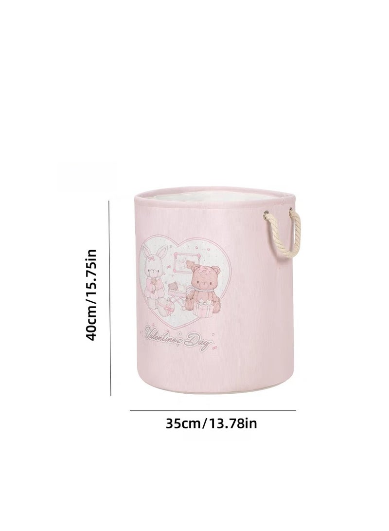 RONGXTAPE Portable Laundry Baskets For Dirty Clothes, Large Storage Baskets, Laundry Baskets, Miscellaneous Storage Baskets, Toy Storage Boxes, Storage Boxes For Organizing Clothes, Bathrooms And Bedrooms - Image 2