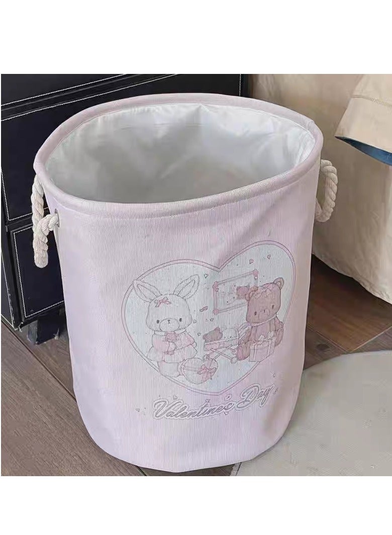 RONGXTAPE Portable Laundry Baskets For Dirty Clothes, Large Storage Baskets, Laundry Baskets, Miscellaneous Storage Baskets, Toy Storage Boxes, Storage Boxes For Organizing Clothes, Bathrooms And Bedrooms - Image 5