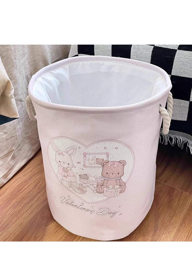 RONGXTAPE Portable Laundry Baskets For Dirty Clothes, Large Storage Baskets, Laundry Baskets, Miscellaneous Storage Baskets, Toy Storage Boxes, Storage Boxes For Organizing Clothes, Bathrooms And Bedrooms - Image 4